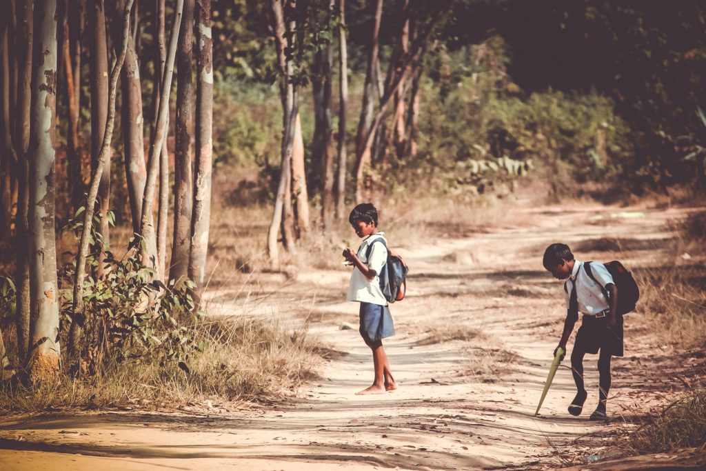 two-school-kids